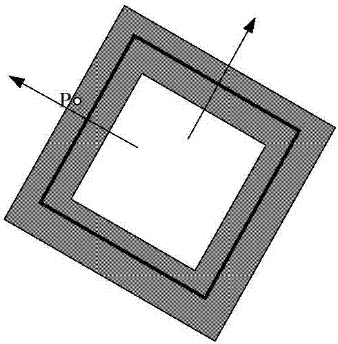 Remote sensing image roof contour extraction method based on building substrate vector