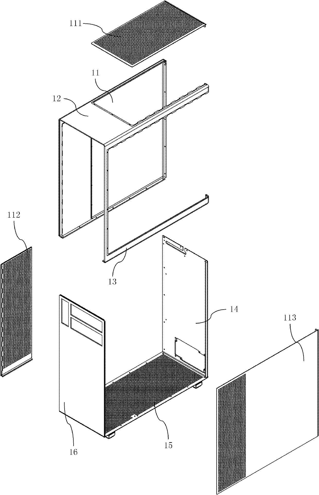 Configuring structure of computer case