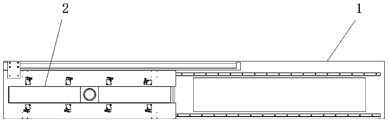 Exchangeable powder collection bin device for additive manufacturing equipment