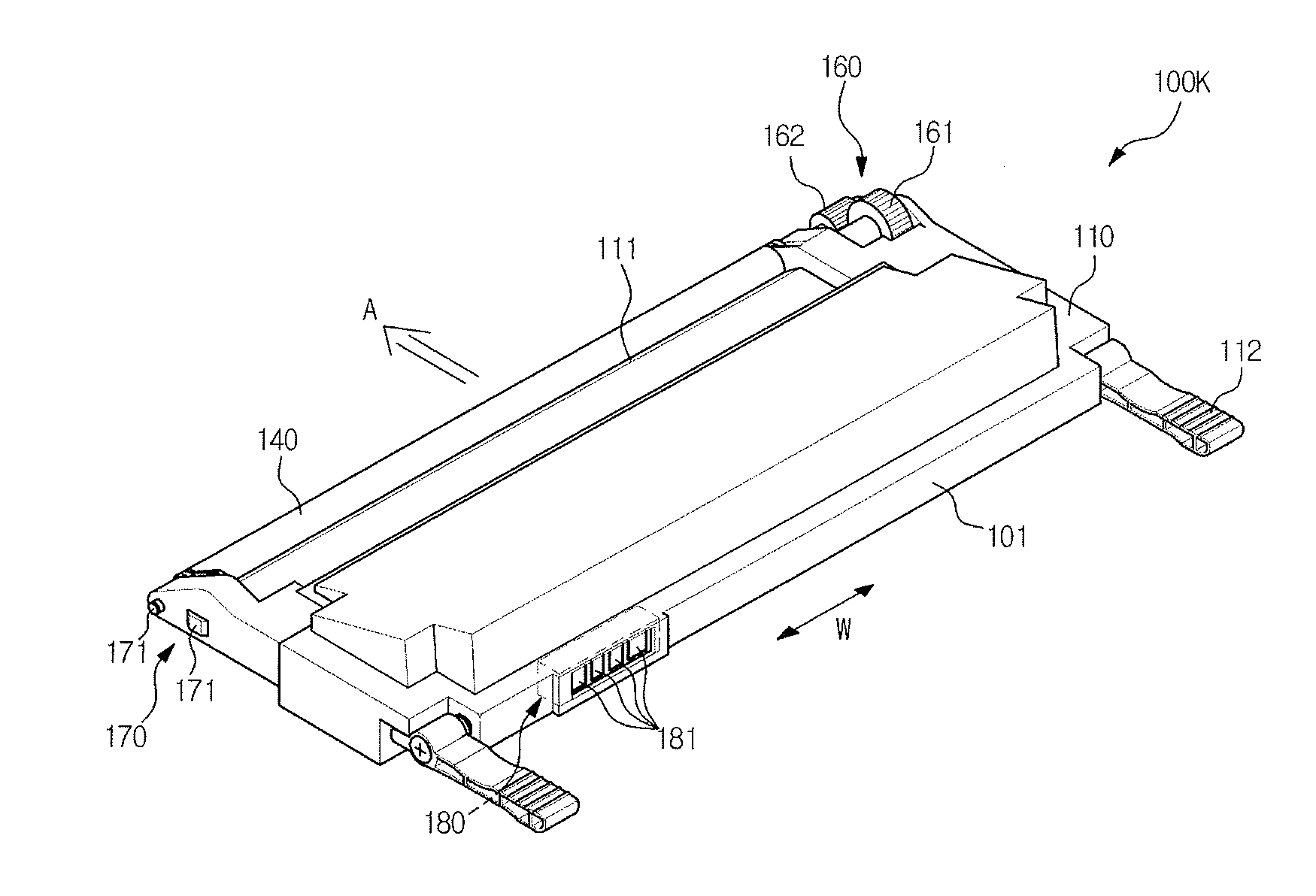 Developing device, memory unit thereof, and image forming apparatus