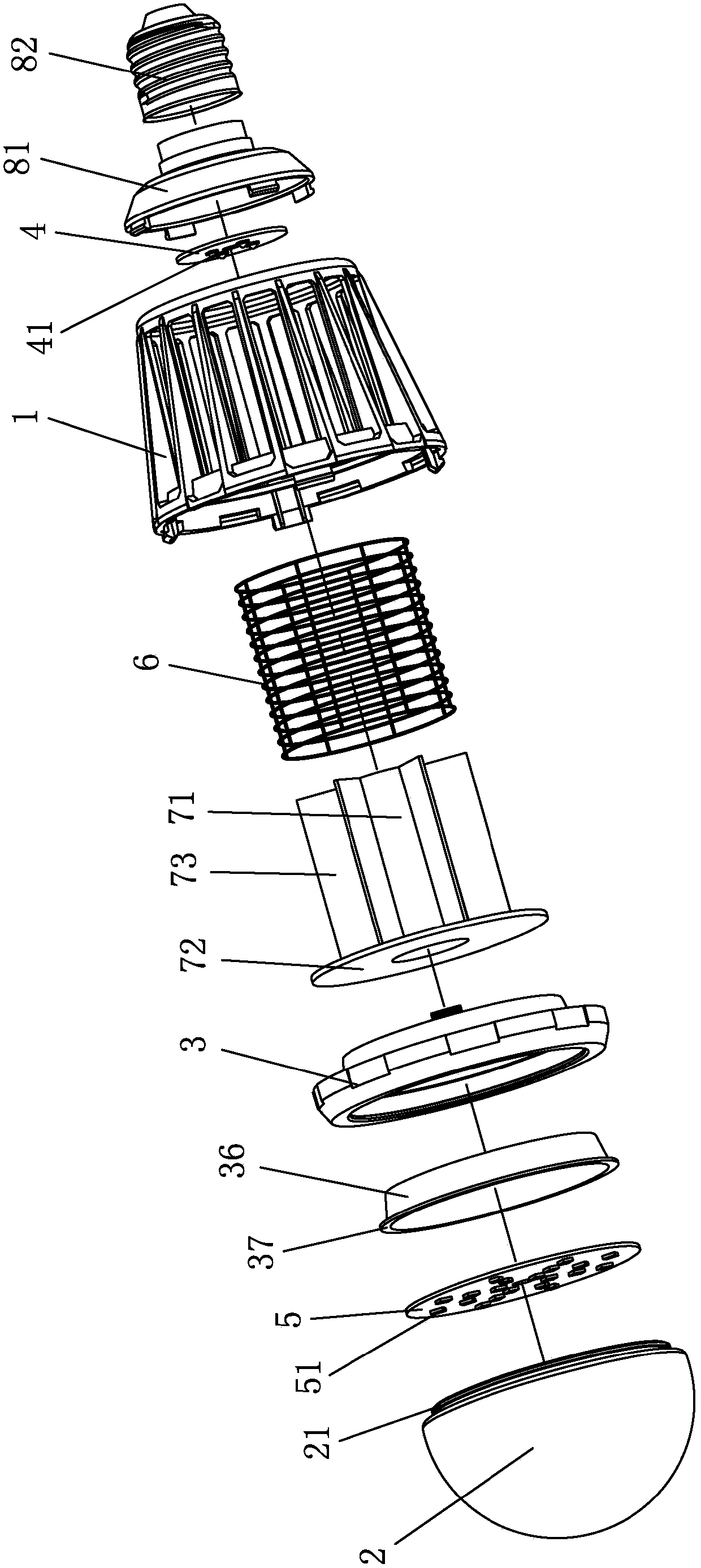 Novel intelligent photocatalyst mosquito-killing bulb lamp