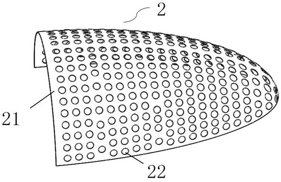 An engine air intake protection device with deicing capability