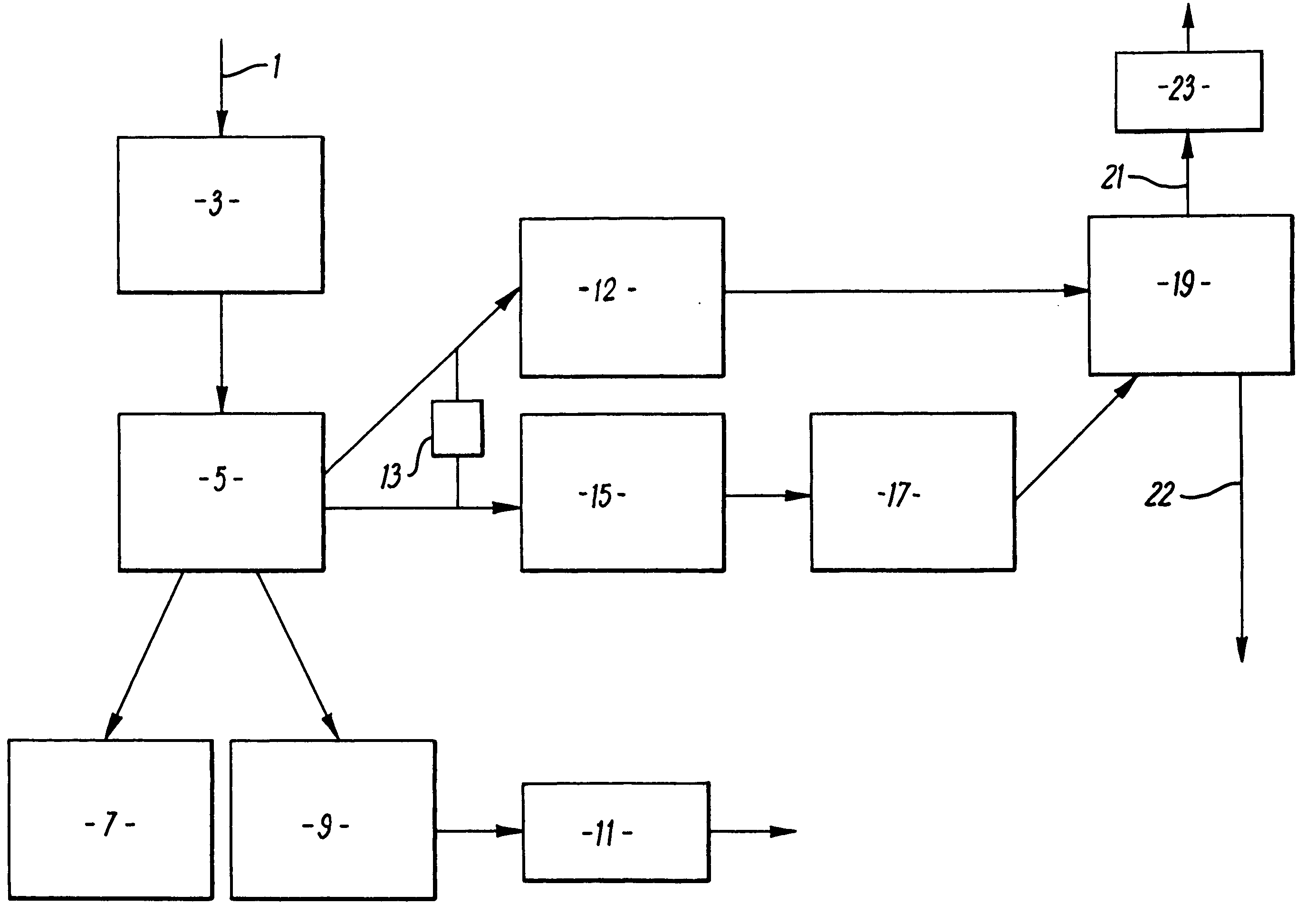 Treatment of solid containing material derived from effluent