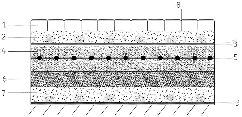 Water-permeable pavement and pavement method thereof