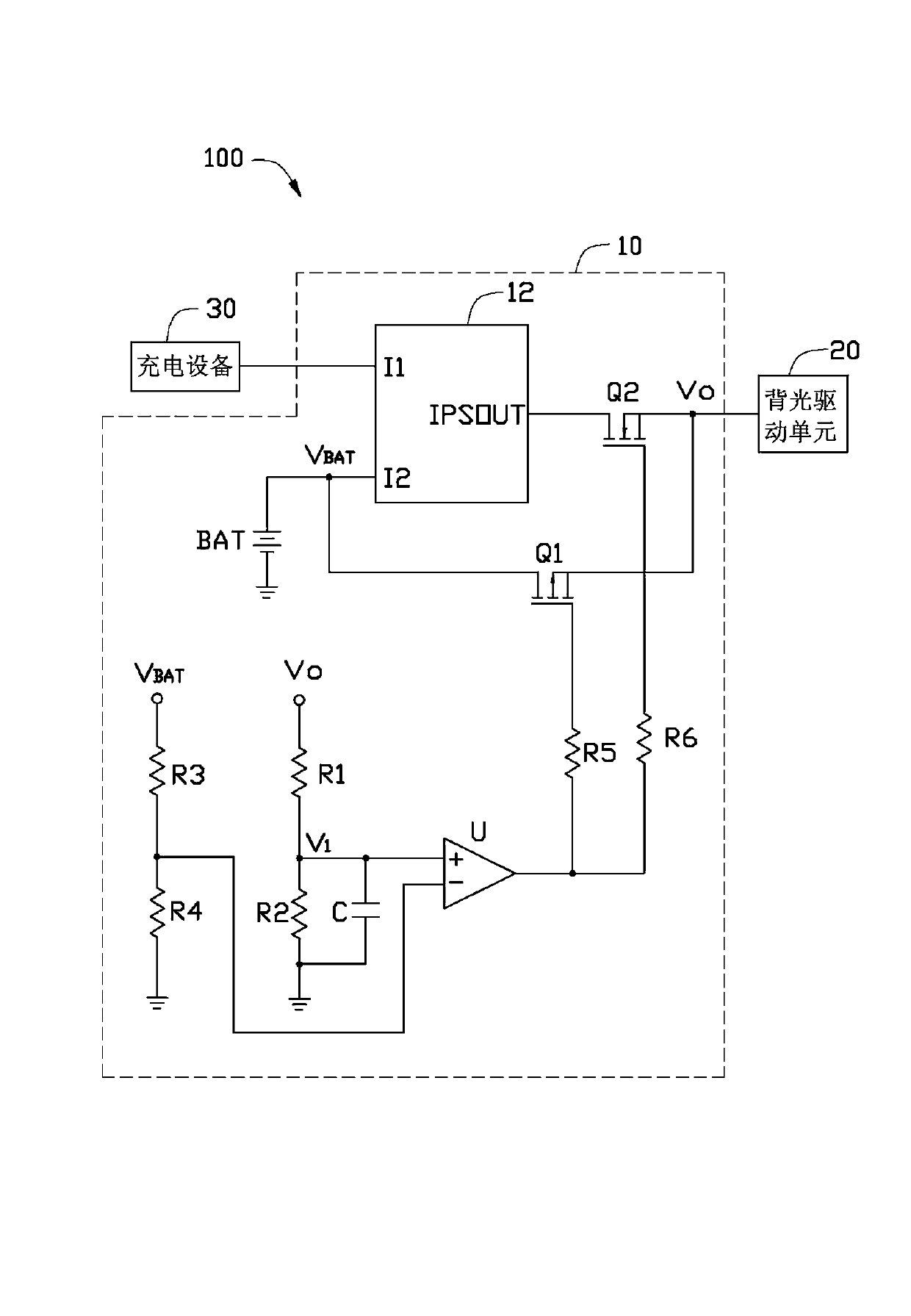 Handheld device and power circuit thereof