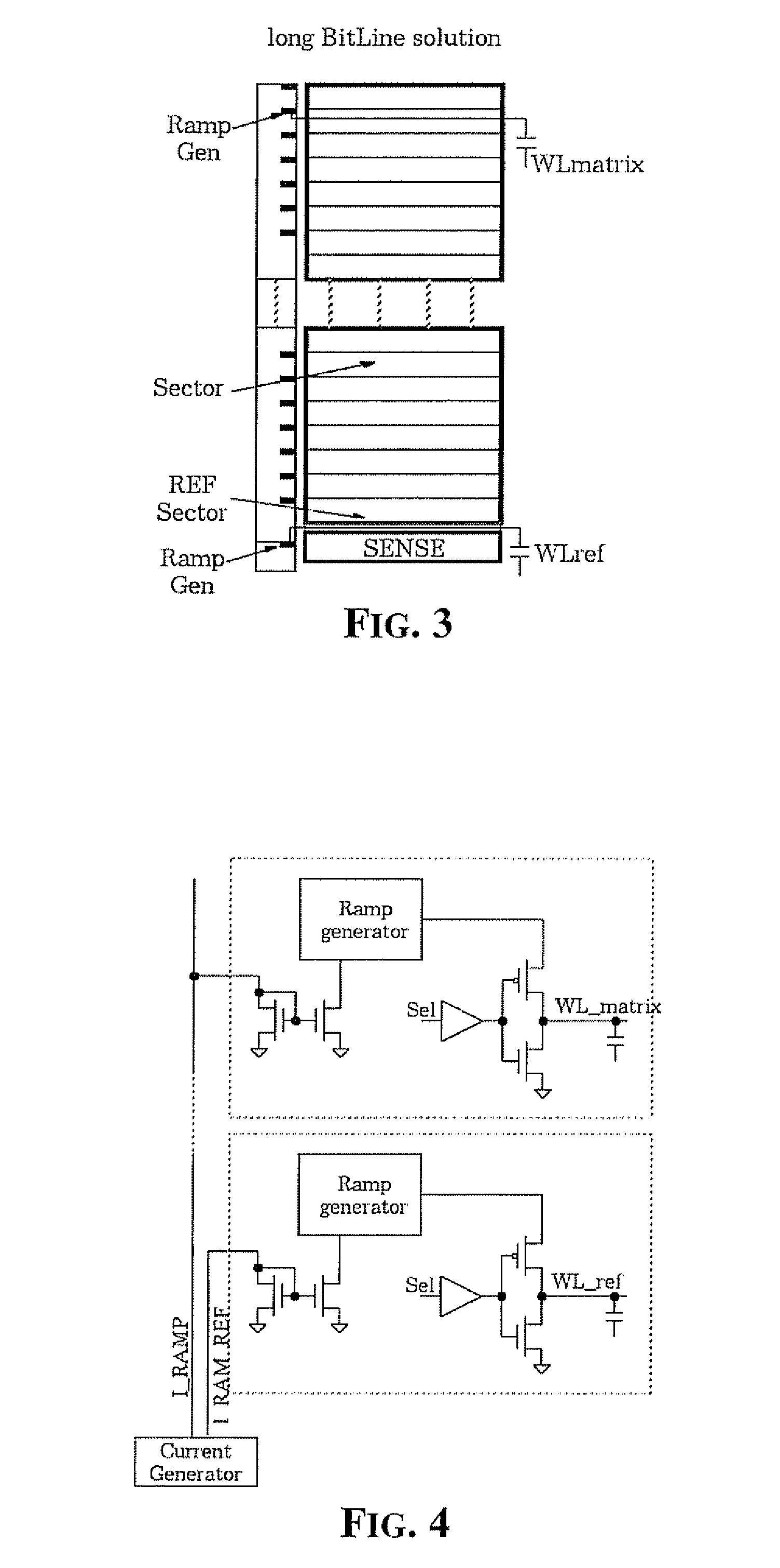 Ramp generator and relative row decoder for flash memory device