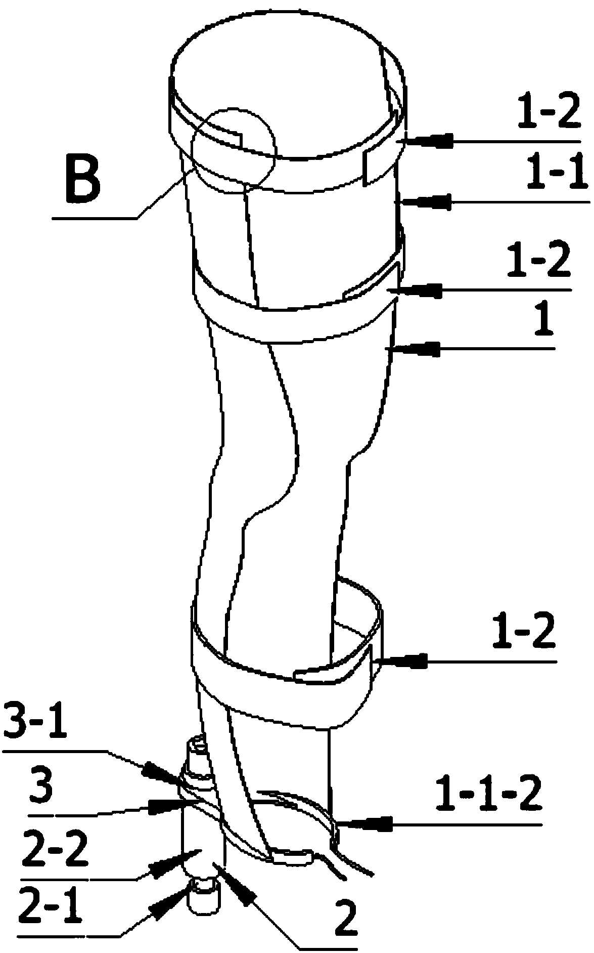 Standing supporting device
