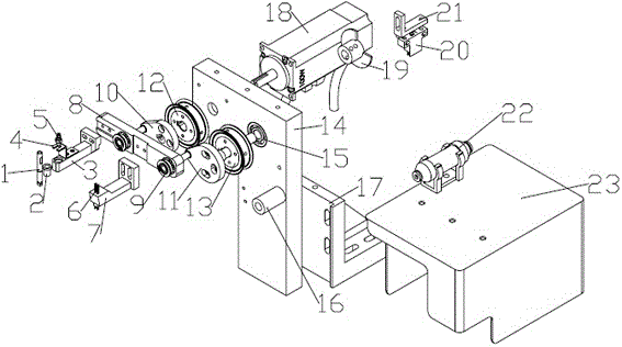 The method and its mechanism of taking material and testing the integrated structure and the silicon wheat sorting machine