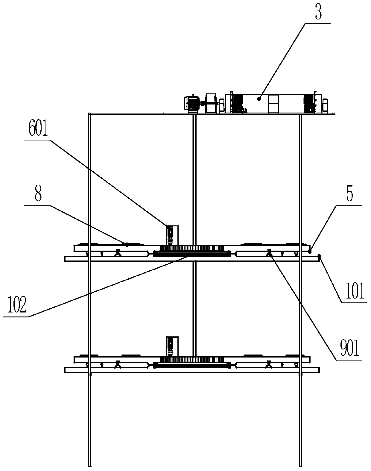 Expandable Rotary Lifting Stereo Garage