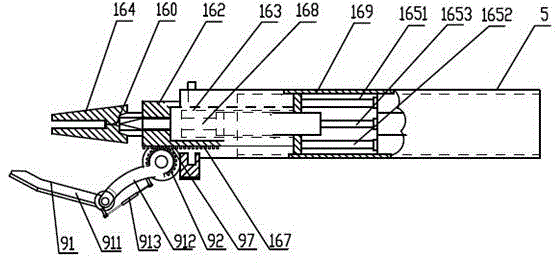 Manipulator separating and classifying device