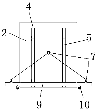 Mobile hoisting device with accurate matching function for bridge construction