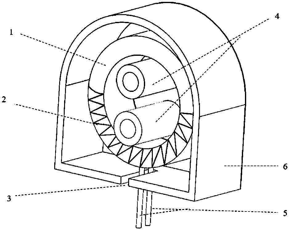 Differential high-frequency current sensor for series arc fault signal acquisition