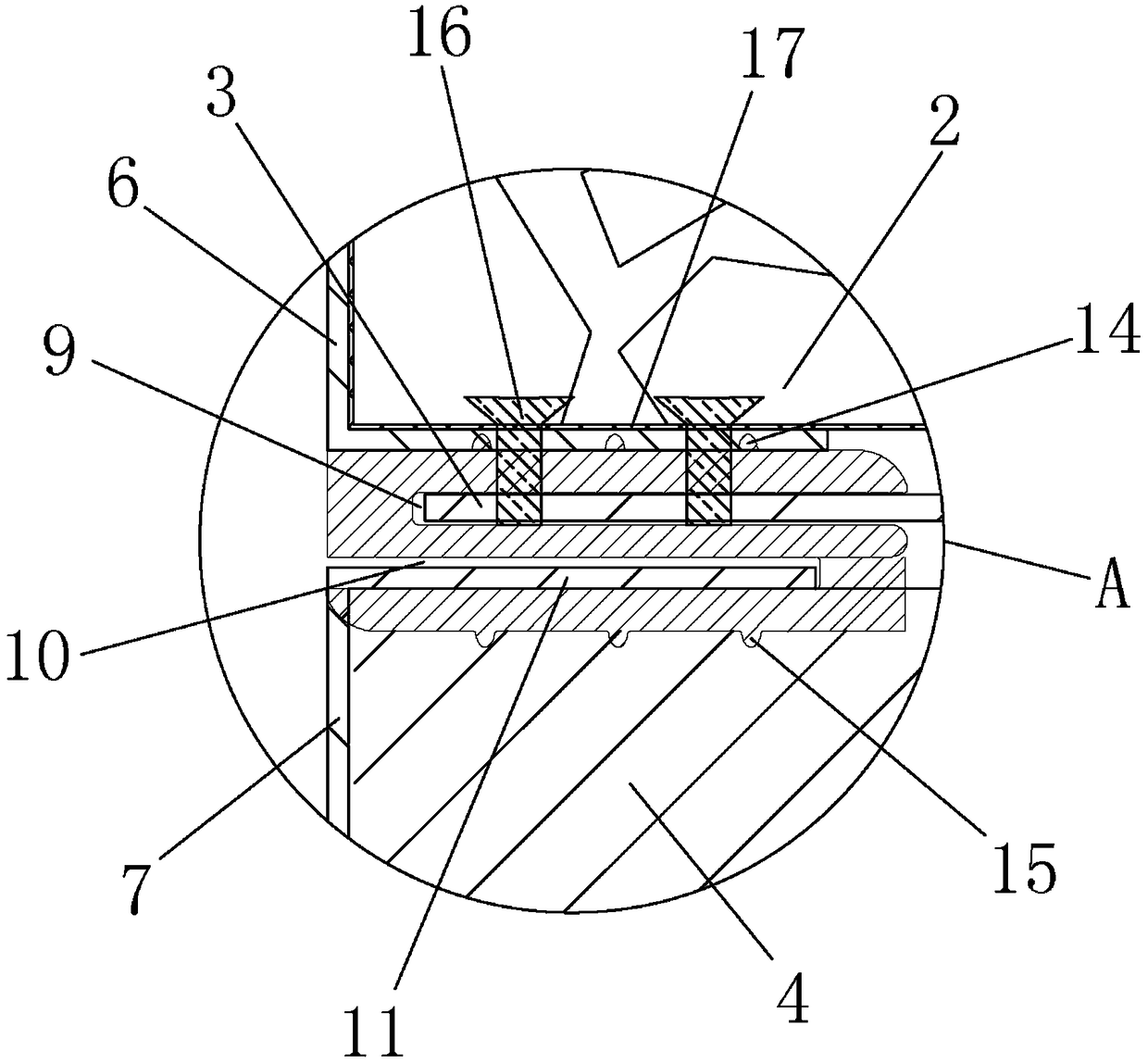 Air conditioner unit heat preservation panel with sound attenuation function