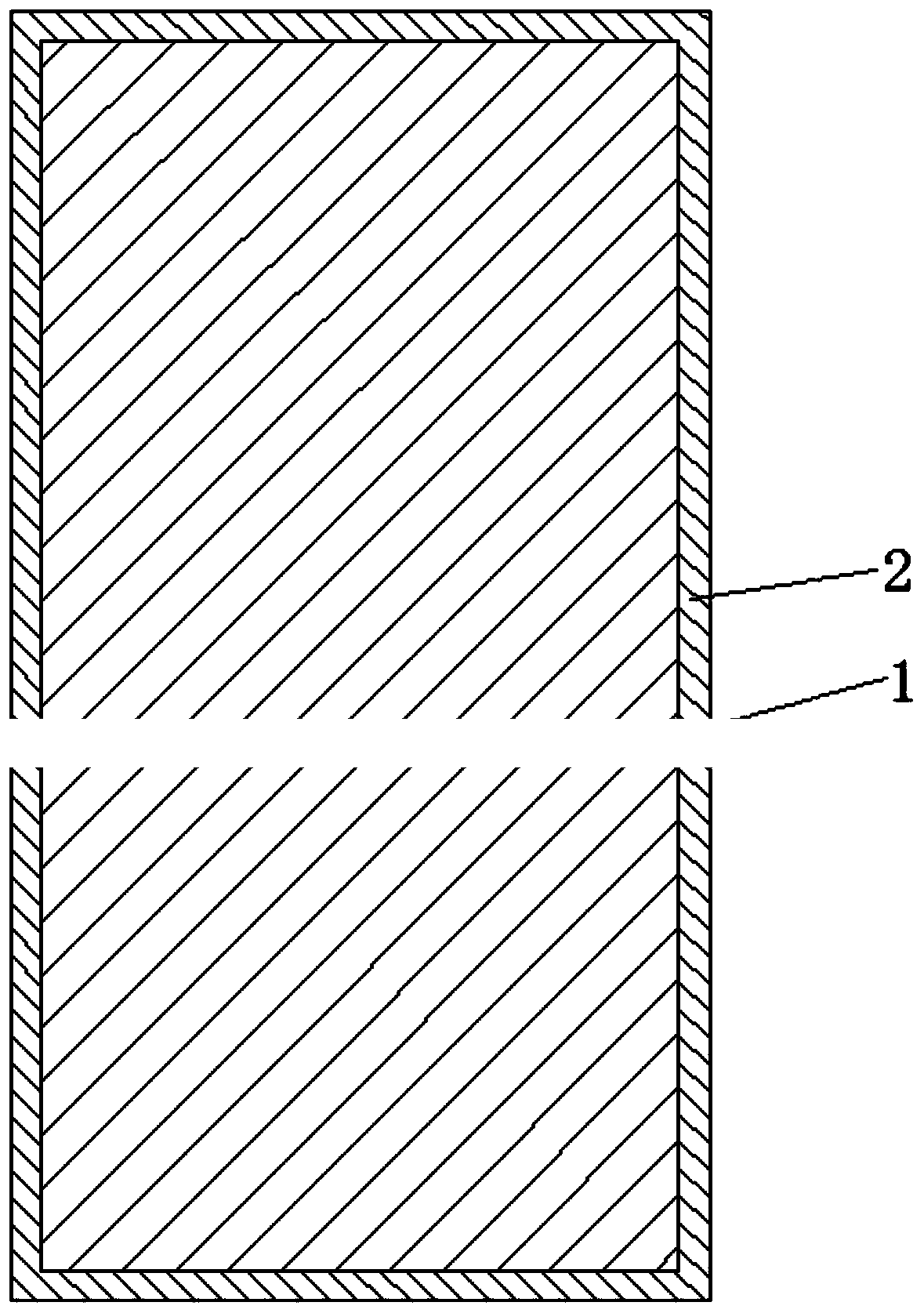 A kind of two-strength tempered glass film and its manufacturing method