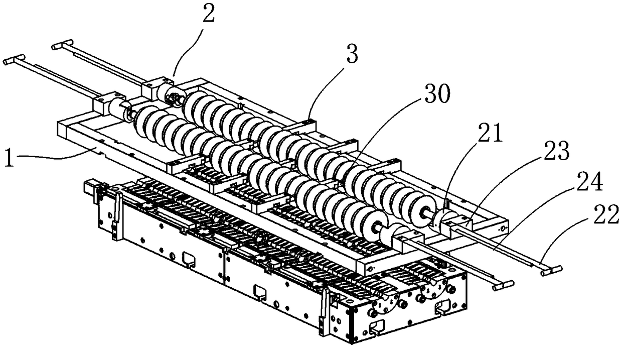 An automatic ejector device for finished silicone rubber insulators