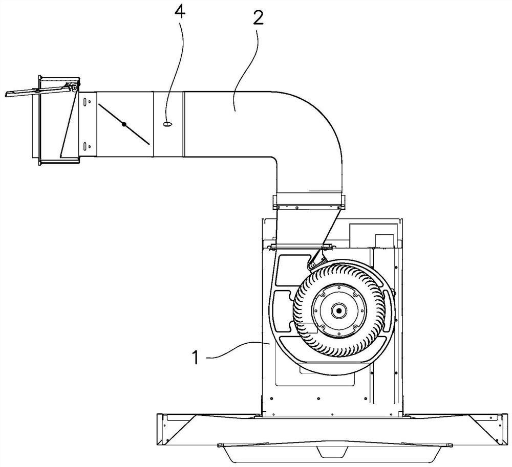 A flow distribution control method for the central flue system of a high-rise building