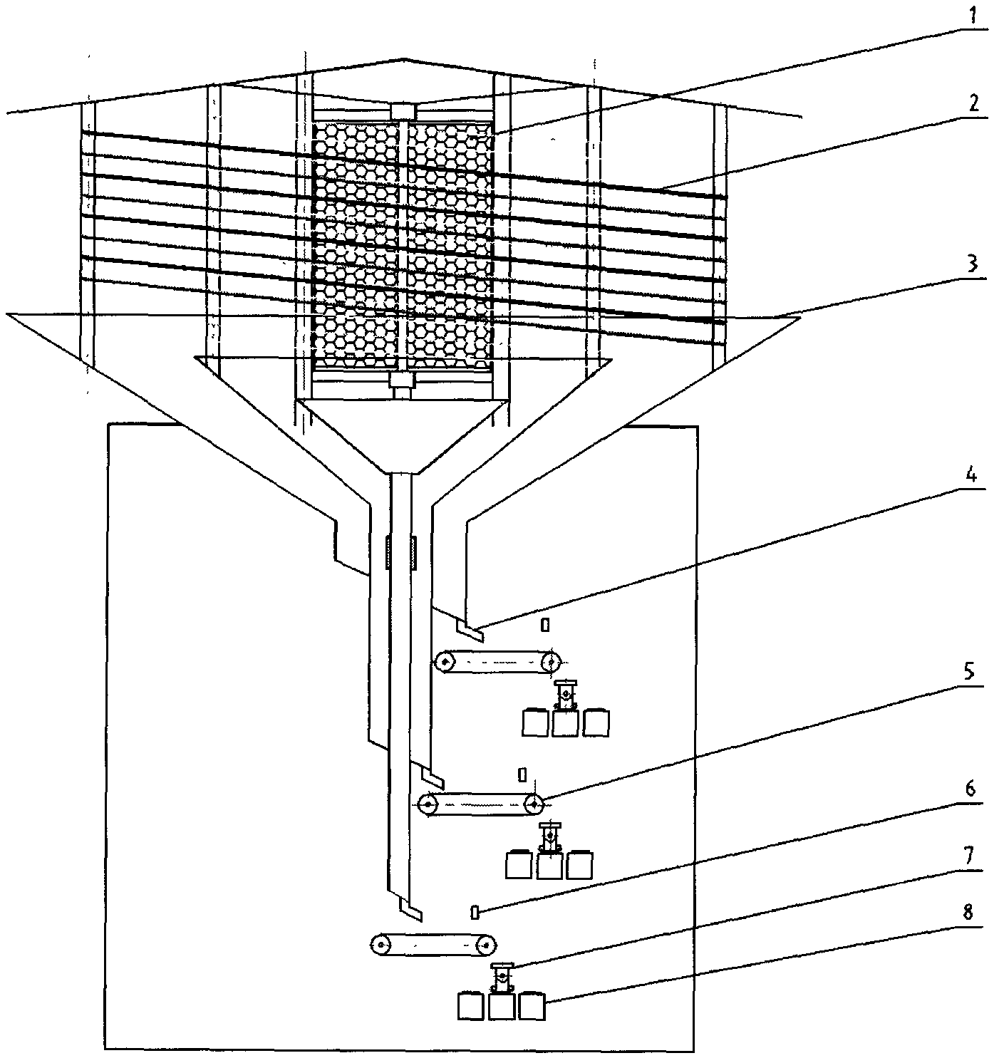 Automatic light-trap identifying and counting device