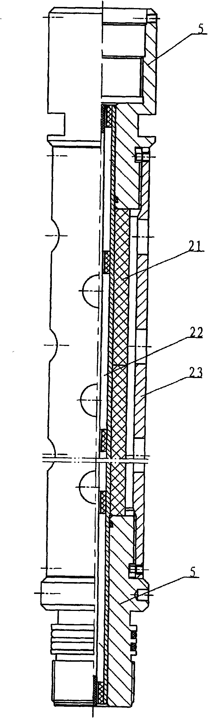 Pulse fracturing sand injector for horizontal wells