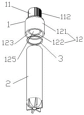 An improved structure of a freezing tube cap