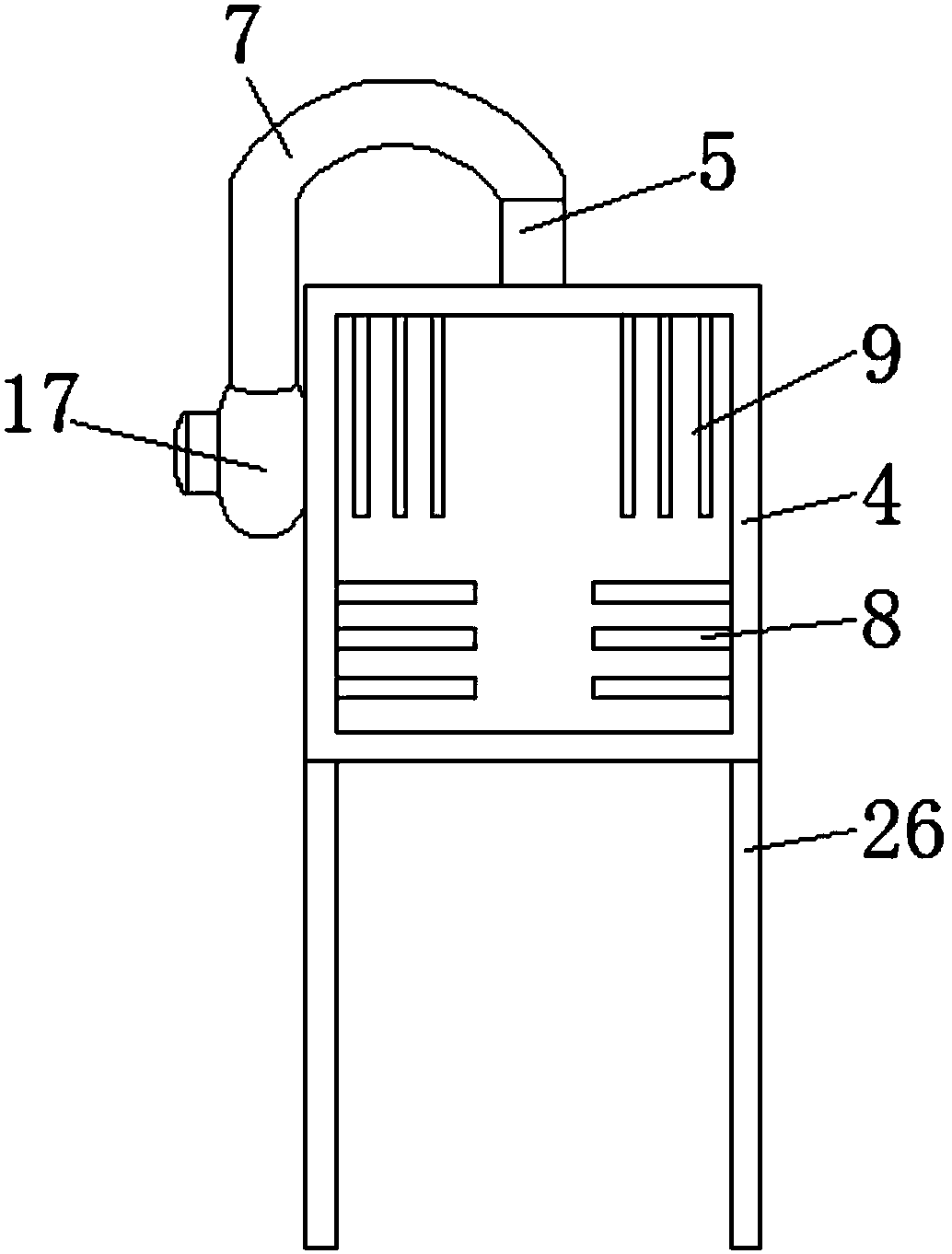 Integrated half coupling cleaning device