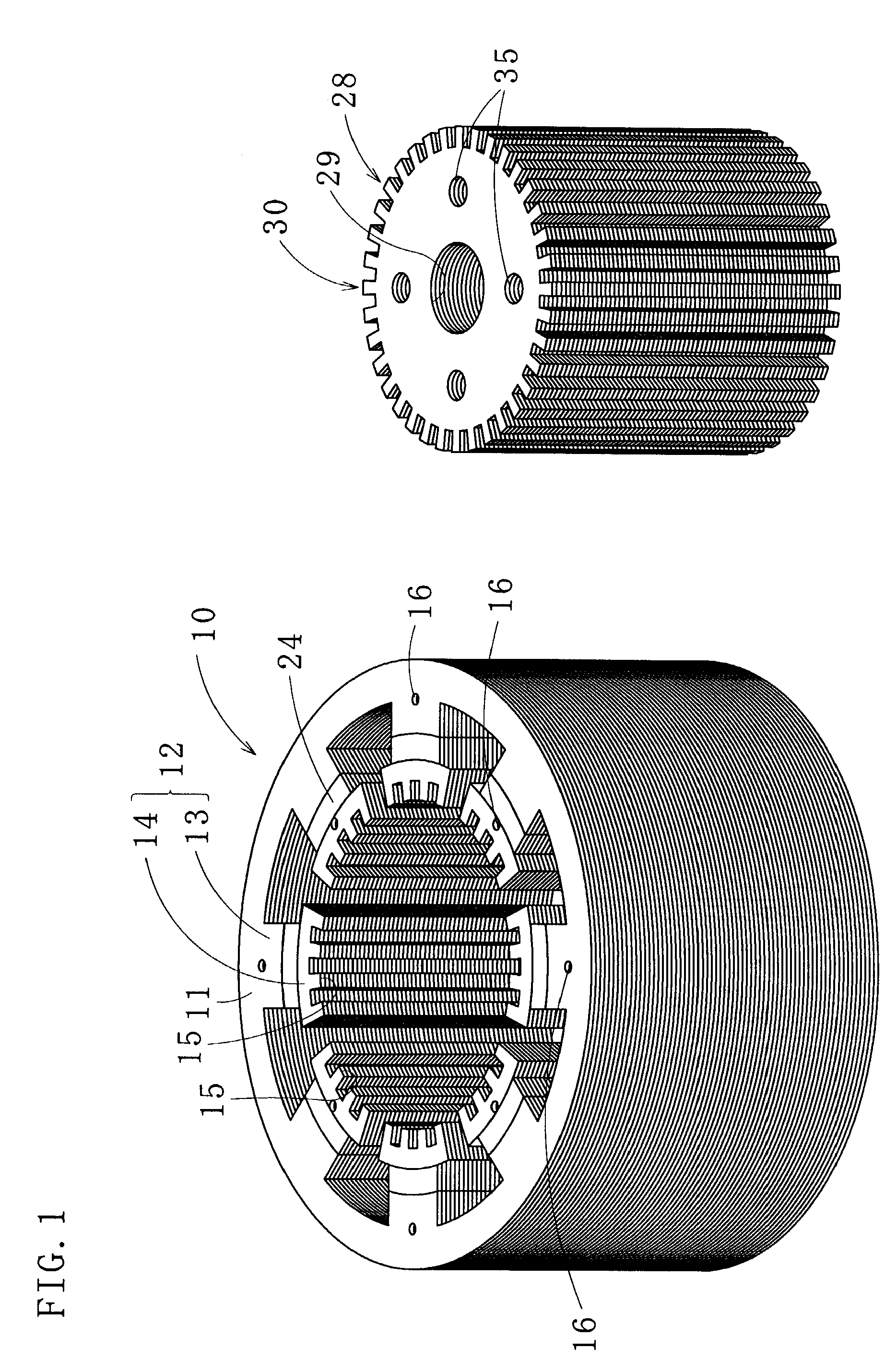 Stator core and method of manufacturing same
