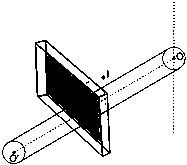 Camera localization based automatic fire monitor target longitude and latitude calculating method