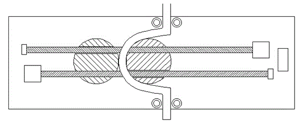 Bending equipment provided with touch indication lamp and used for cable for transmitting electric power and bending method of cable