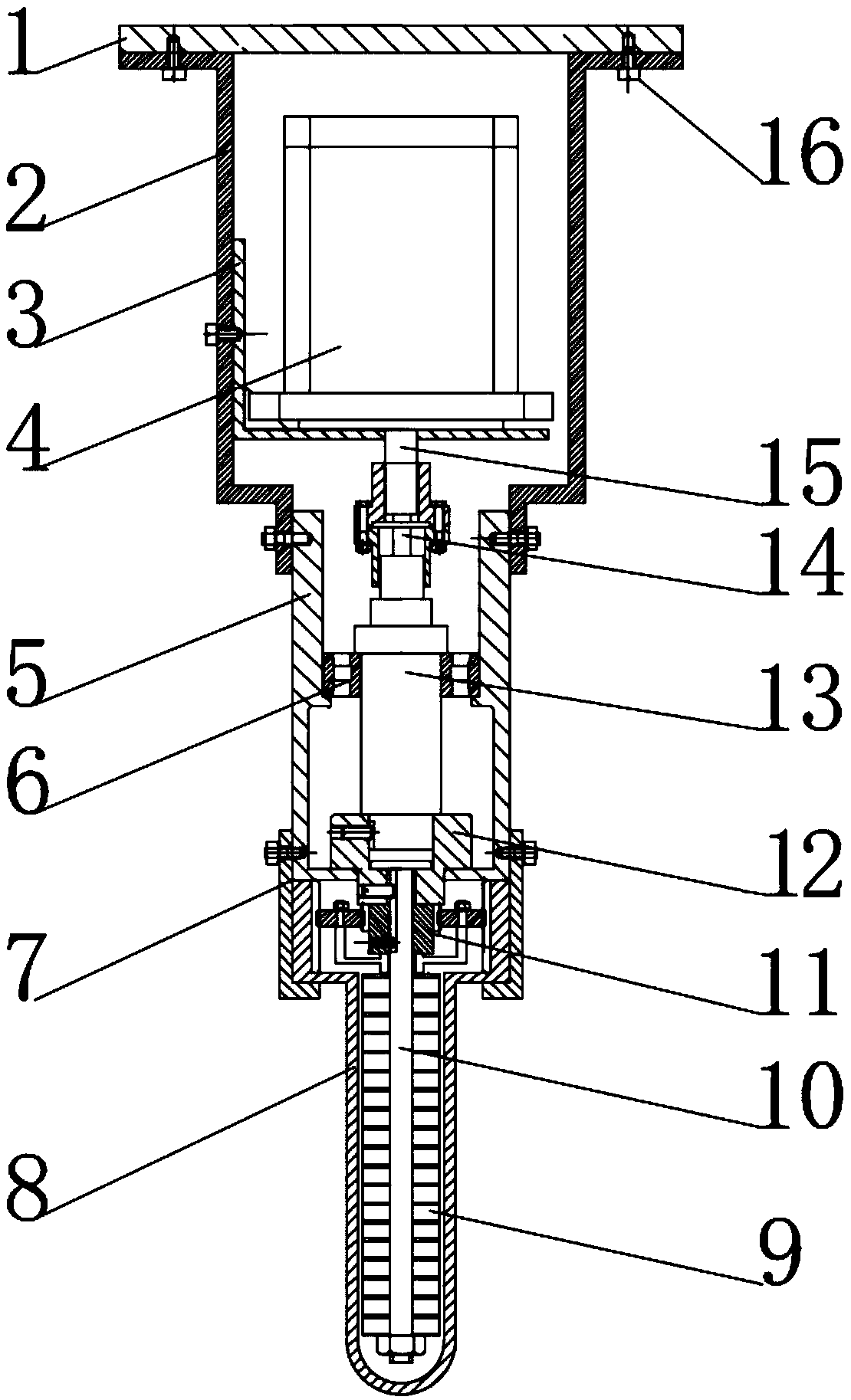 Planetary gear type magnetic composite fluid polishing device