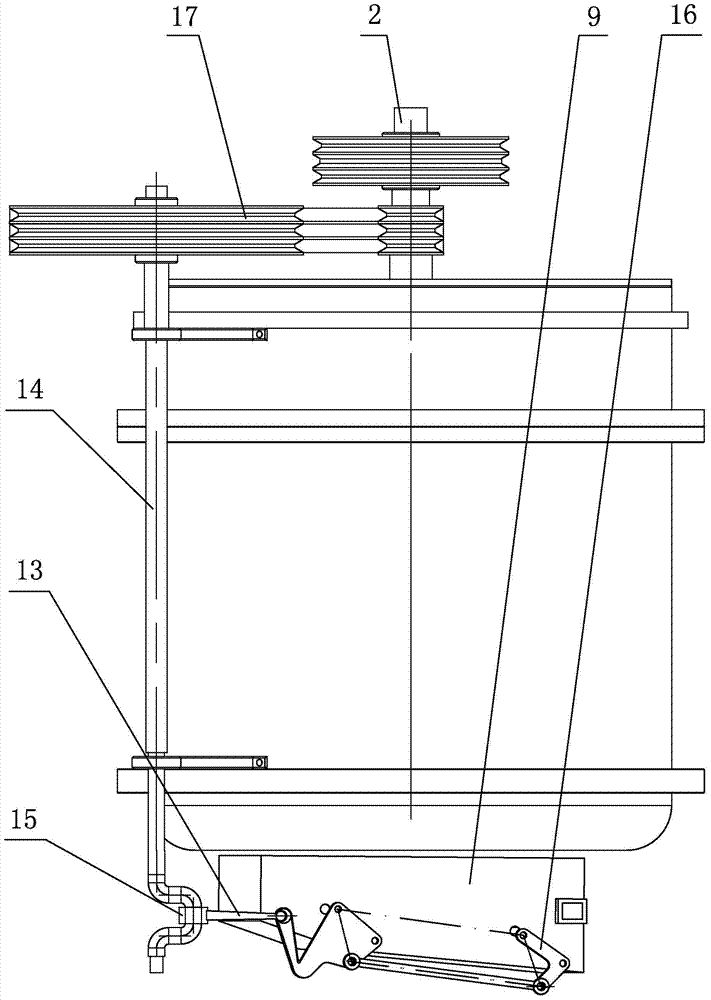 Vertical shaft shearing domestic waste crusher