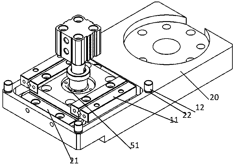Automatic floating mechanism of screw locking machine