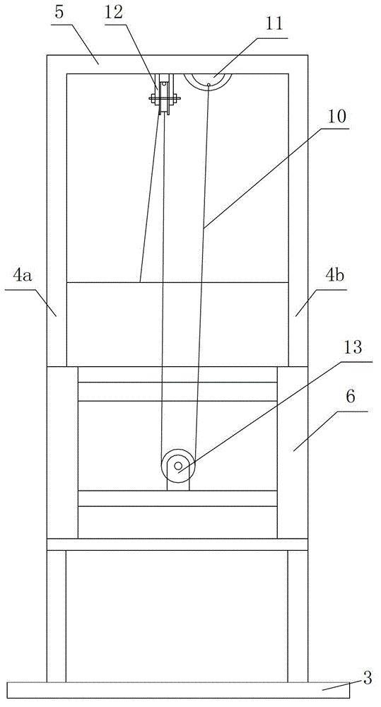 A pull-up device for a dowel rod of a screw load tester