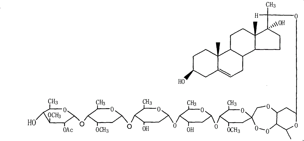 A new glycoside agricultural insecticidal compound