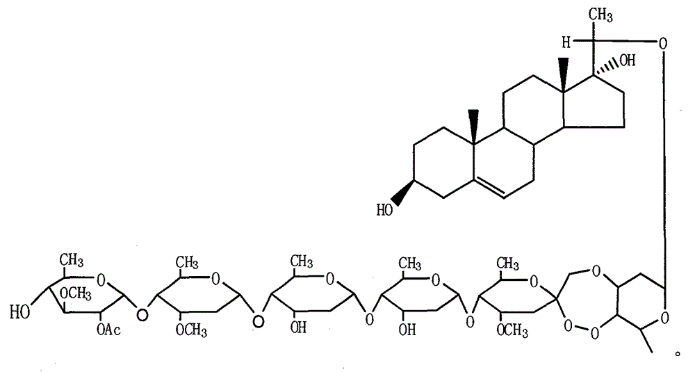 A new glycoside agricultural insecticidal compound