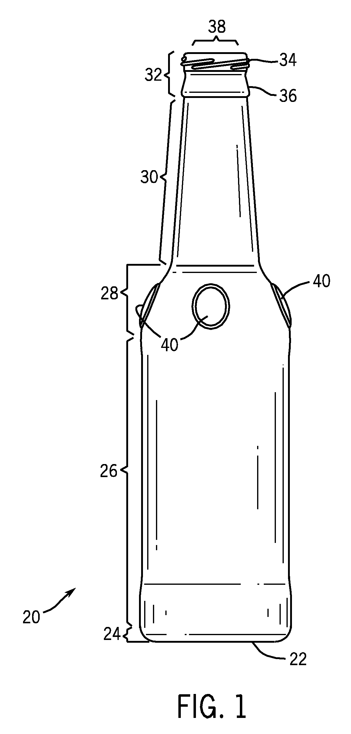 Out-of-round container detection system and method