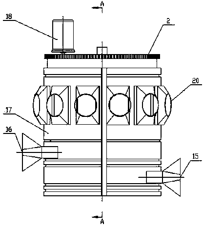 Rotary gas distribution valve