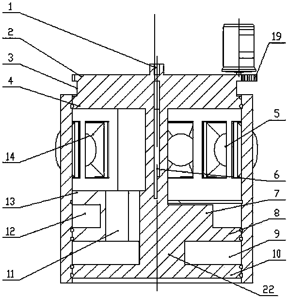 Rotary gas distribution valve