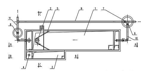 Device for removing oil slick from turbid circulating water and recovering circulating water in aluminum processing industry