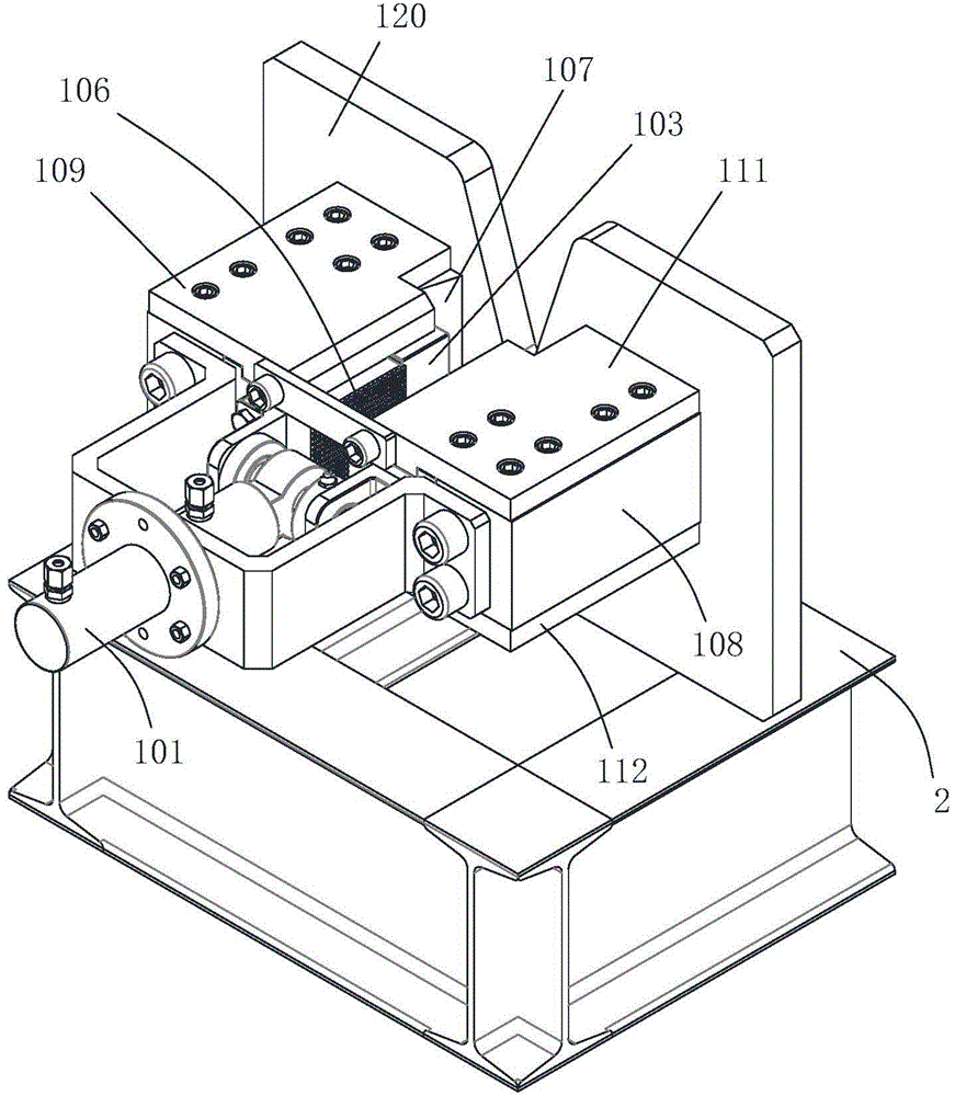 Clamping mechanism of rebar straightening device