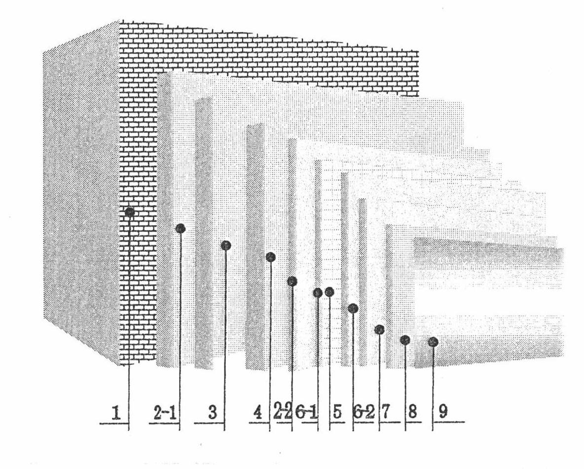 Outer heat-insulation system of outer wall