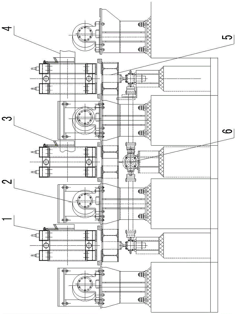 Steel tube cooling device