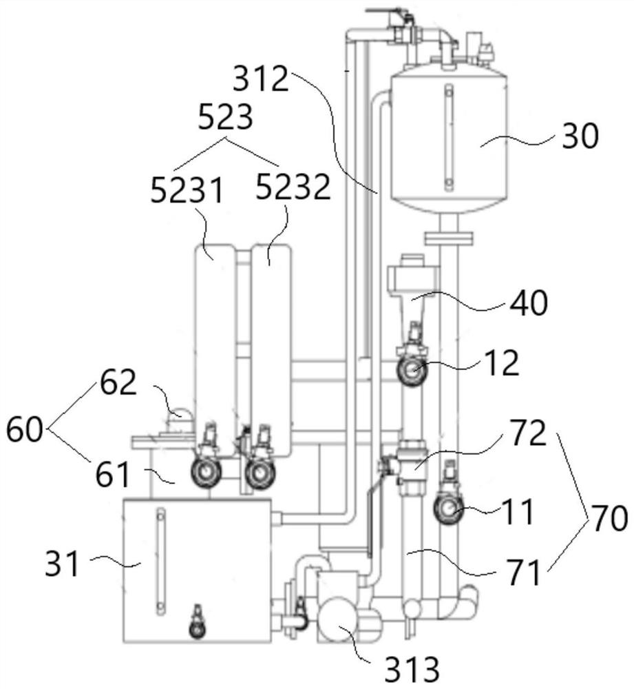 A coolant temperature control system