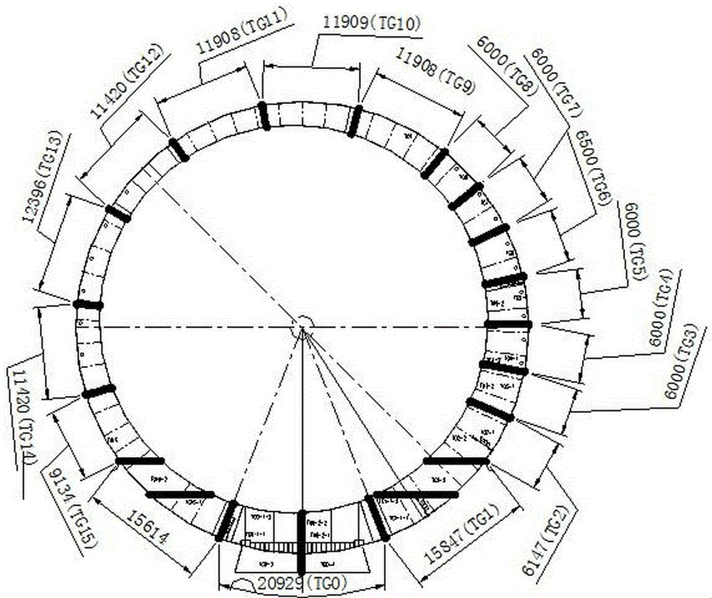 Round steel tower structure of bridge