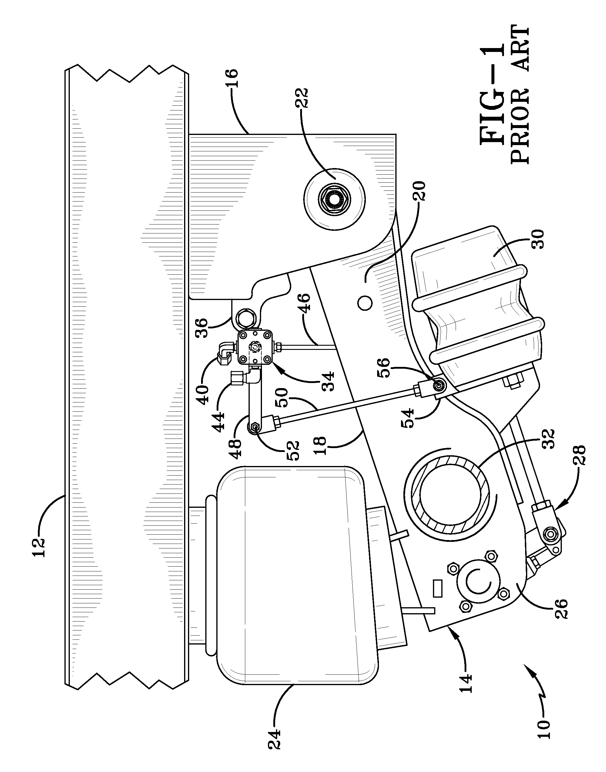 Height control valve for vehicle axle/suspension system