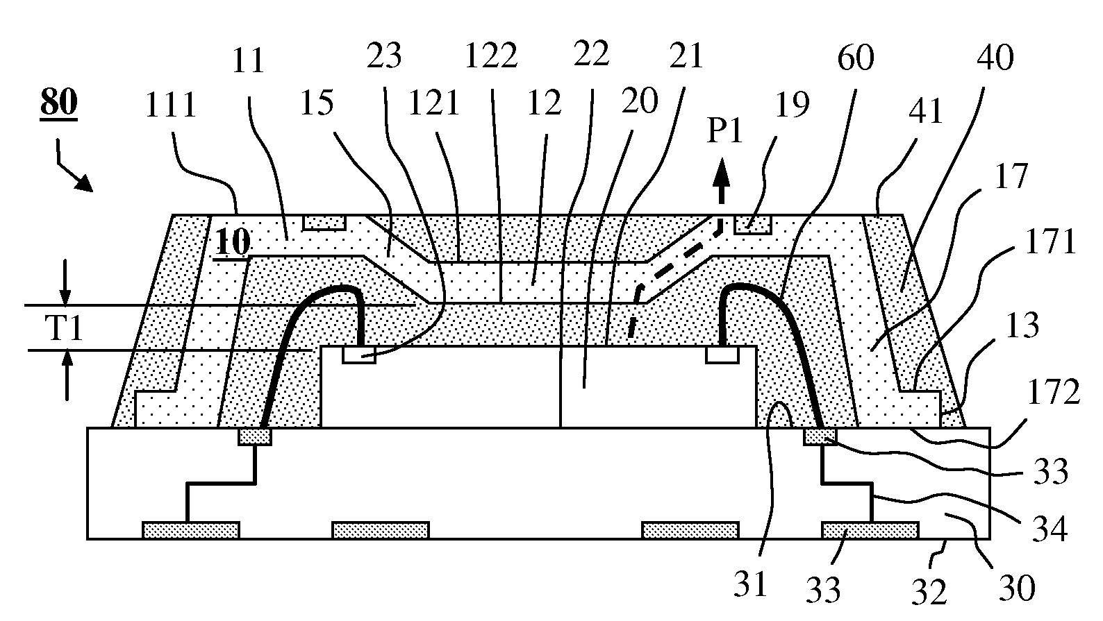Heat spreader for an electrical device