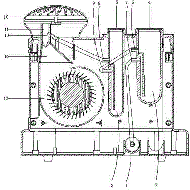 Air disinfection gasification method and air disinfection gasification apparatus