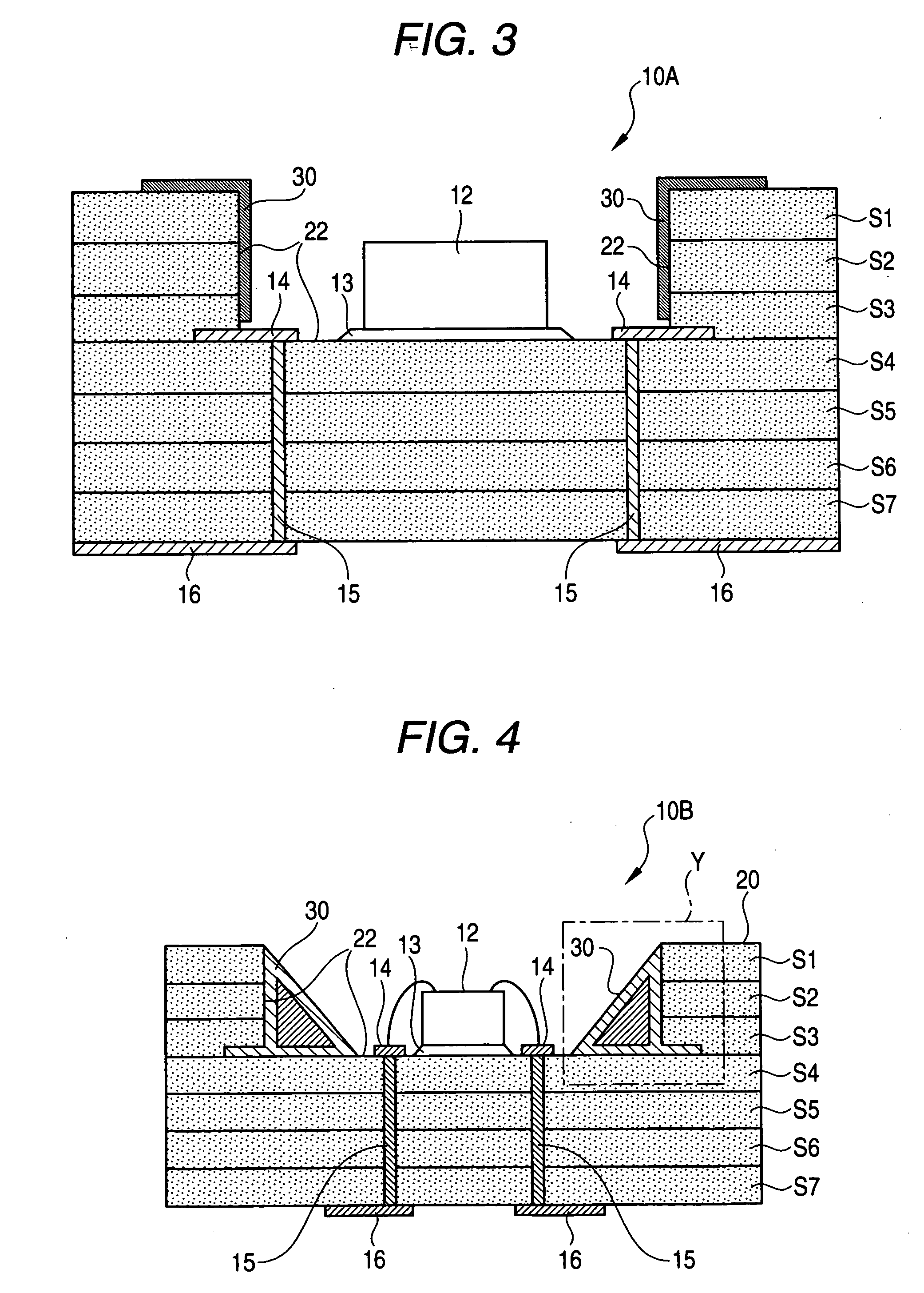 Ceramic substrate, ceramic package for housing light emitting element
