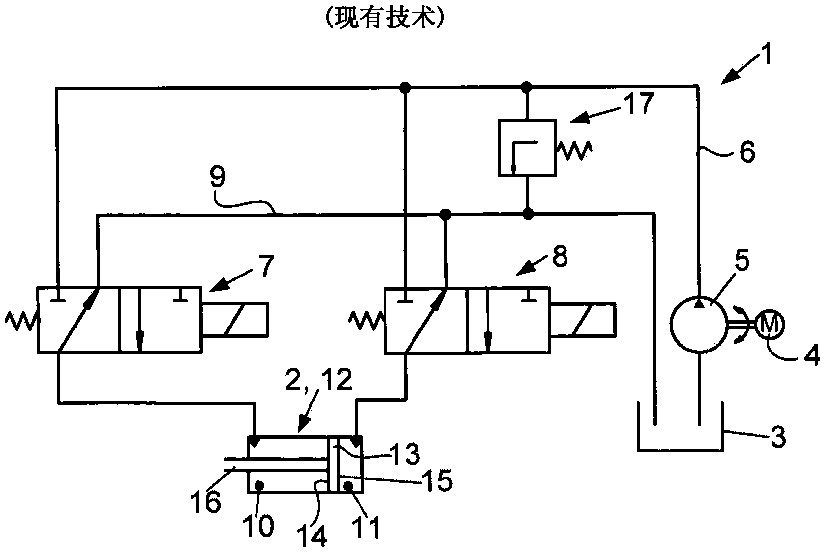 Assembly for actuating double-acting shift cylinder of shift assembly of automatic transmission of motor vehicle