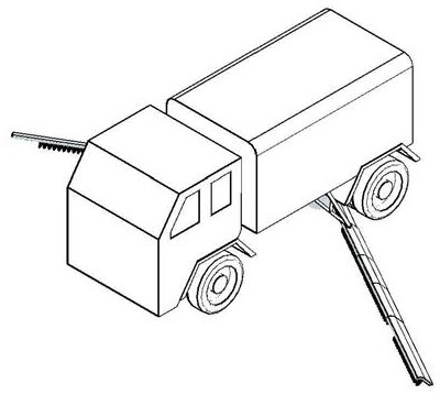 A device for intelligently adjusting multi-lane sweeping operations