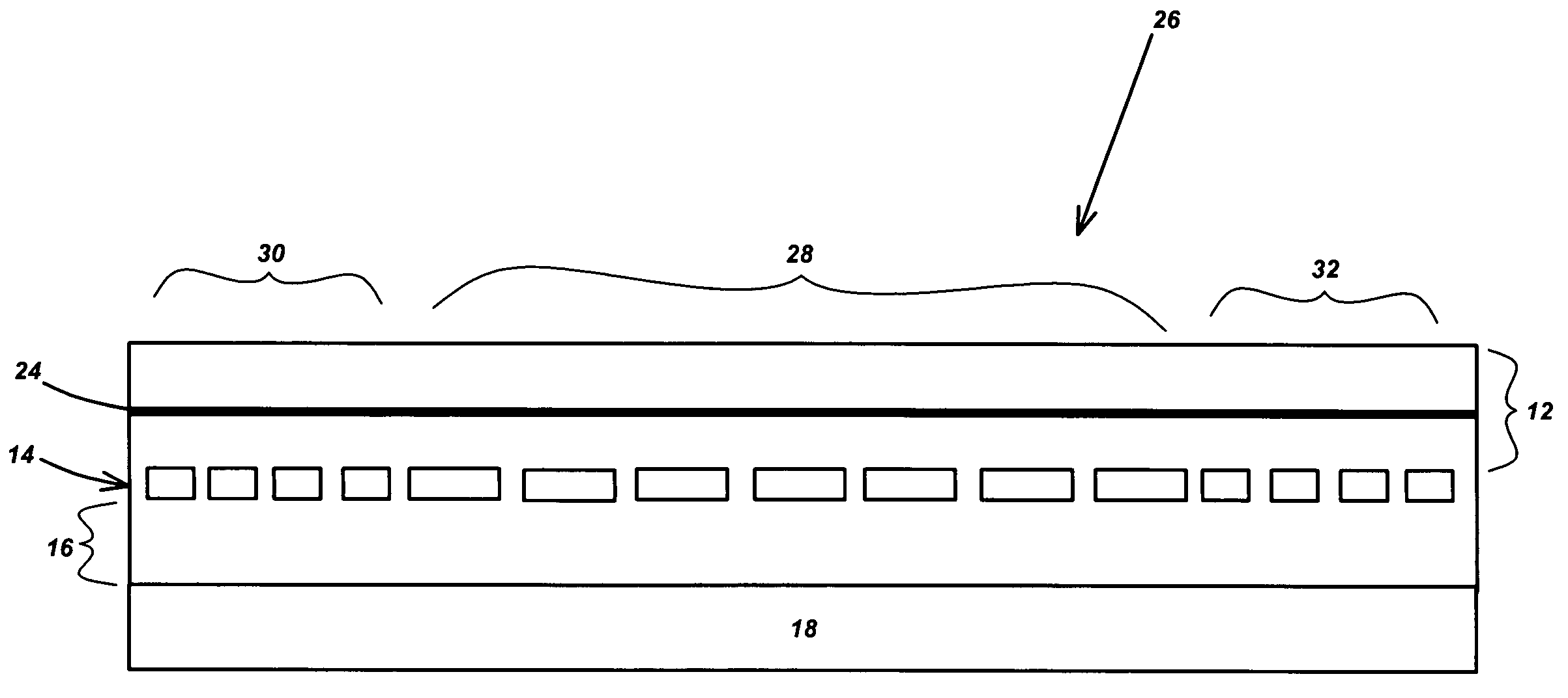 Horizontal emitting, vertical emitting, beam shaped, distributed feedback (DFB) lasers by growth over a patterned substrate
