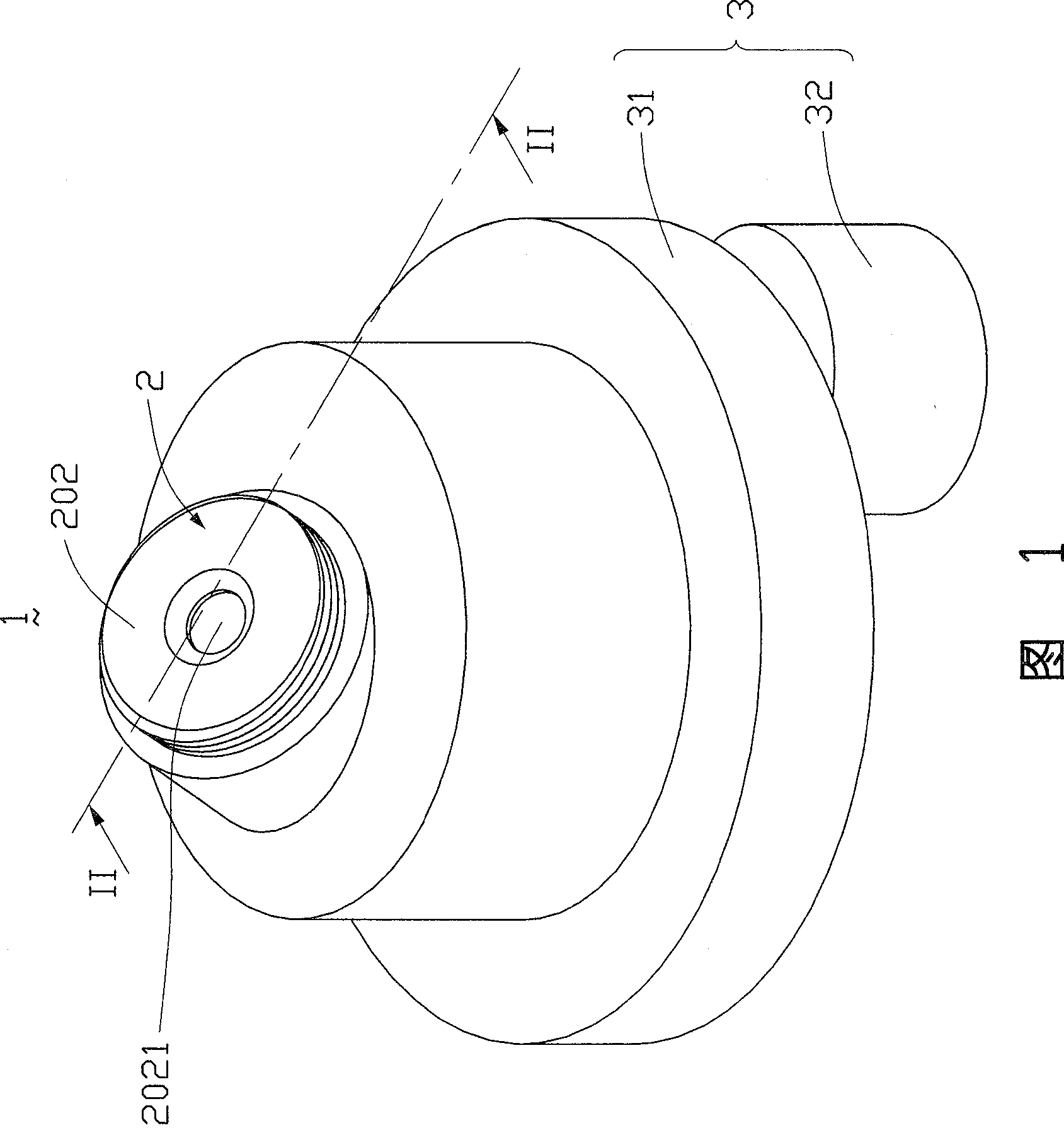 Lens mould set of digital camera